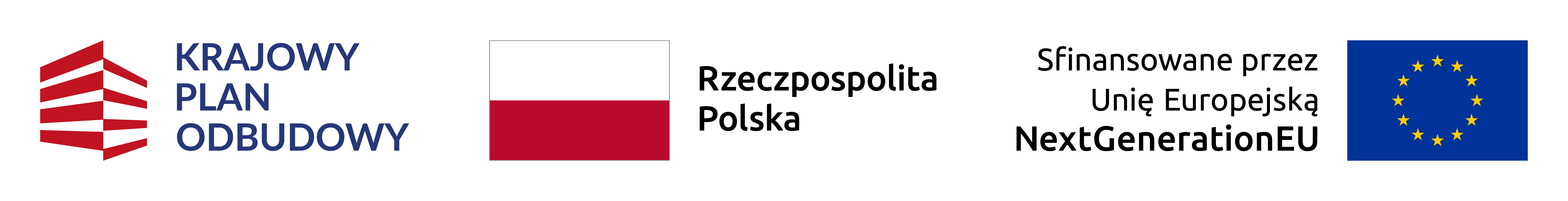 Logo Fundusze Europejskie, RP, UE, KPO