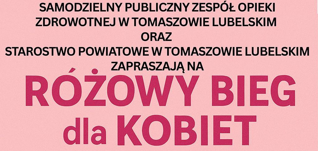 Różowy Bieg dla Kobiet to nie tylko październikowa akcja “ Różowy Październik ”- dołącz do biegu ...